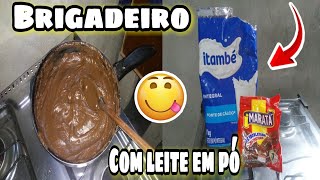 BRIGADEIRO DE COLHER||COM LEITE EM PÓ