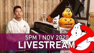 Sunday 5PM UK Piano Livestream Halloween Special Ghostbusters \u0026 Thriller | Cole Lam