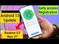 Realme GT Neo 3T Android 13 Update finally received 🔥🔥🔥#realmegtneo3t