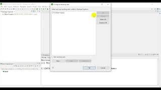 Eclipse Create Working Set