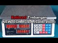 Kalibrasi Timbangan NEWTECH ACS-A (Calibration)