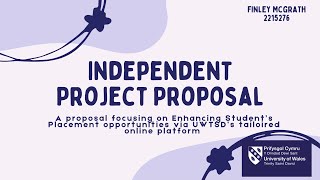 Virtual Independent Project Proposal