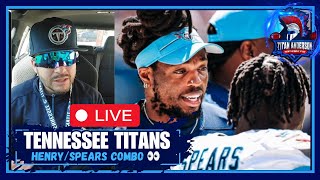 Tennessee Titans News & Roster | Derrick Henry/Tajae Spears Combo | D-Hop/Treylon Burks & Recievers.