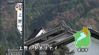 淡海をあるく　上野の冬オコナイ　長浜市