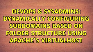 Dynamically configuring subdomains based on folder structure using Apache's VirtualHost