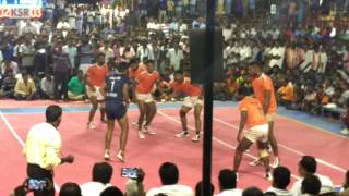 Tamil Nadu senior championship kabadi final die up between Salem and Ariyalur