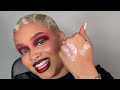 how to do red halo eyeshadow tutorial