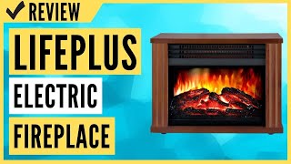 LifePlus Electric Fireplace with 3D Realistic Flame Effect Review