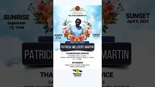 Patricia M. Martin aka Miss Pat/Patsy | Funeral Announcement #obituariesjm