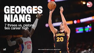 Georges Niang ties career high with 7 THREES vs. Pistons