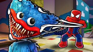 SPIDERMAN vs. HUGGY WUGGY... (Roblox Poppy Playtime)