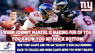 New York Giants & the GM ‘Search’, Rob Sale running back to college & Giants news you won’t believe!