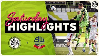 HIGHLIGHTS | Forest Green 0 Bolton Wanderers 1