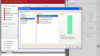 Learning Adobe Flash - Part 1 Using The Welcome Screen