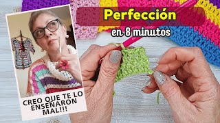 Así lograrás tejer a CROCHET correctamente! Tips de crochet.