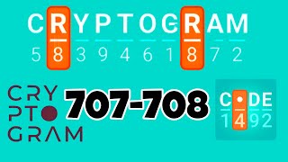 CRYPTOGRAM level 707 708