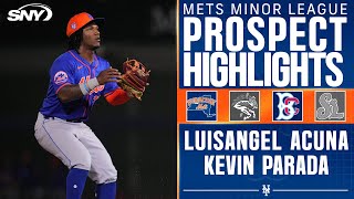 Mets prospects Luisangel Acuna and Kevin Parada get it done on both sides of the ball | SNY