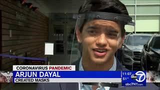 Arjun Dayal of Greenwich donates PPE to White Plains Hospital -- WABC