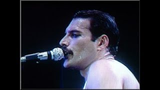 QUEEN Freddie Mercury Bohemian Rhapsody Radio Ga Ga (rehearsal and Live Aid, July 13th 1985 )