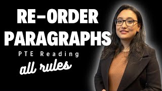 How to solve reorder paragraphs | Learn all rules in 1 hour in Nepali | PTE | Best PTE Institute