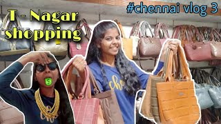 T-nagar SHOPPING🤩🤩|CHENNAI VLOG-3|Sharmila George ft.@Jennis_Hacks