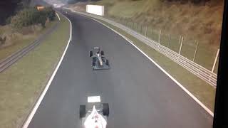 AWESOME DOUBLE OVERTAKE ON THE CAMEL STRAIGHT