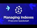 Pinecone #2 - Managing Indexes