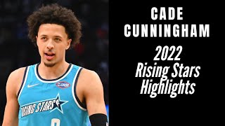 Cade Cunningham 2022 NBA Rising Stars Game Highlights