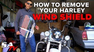 SA How To's | HARLEY DAVIDSON QUICK RELEASE WINDSHIELD /w Hans