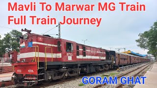 09696 Mavli - Marwar MG Passenger Train Full Journey | Khambli Ghat - Goram Ghat | #indianrailways