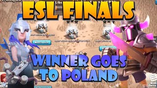 ESL FINALS LIVE - Winner Goes to Poland World Championship Qualifiers - Best TH12 Attack Strategies