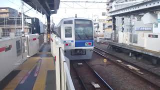 【元町・中華街～小手指間優等運転、東京メトロ副都心線内急行運転・西武池袋線内快速急行運転】東急東横線Fライナー特急小手指行き西武6000系6104編成(機器更新車)10両　菊名駅発車