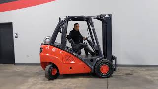 2012 Linde H30T 6000lb Pneumatic LPG Forklift STK 3275