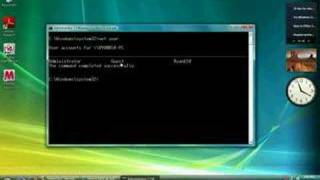 Unlock Secret Admin in Vista