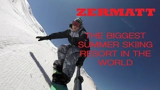 The biggest summer skiing resort in the world on 3'900 m