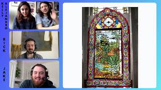 Making Stained Glass Window Art w/ Recycled Plastics | Kelly Jimenez & Alejandro Franco | Art Brunch