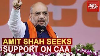 Amit Shah Seeks Support On CAA, Says Congress Spreading Lies And Minorities Shouldn't Fear