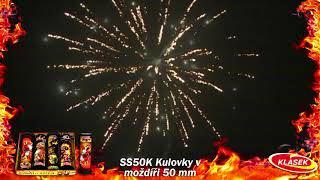 SS50K Pyrotechnika Kulové pumy Single Shots 50mm 4ks