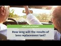 How long will the result of lens replacement last?