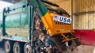 Inaugural garbage day! America is back, baby!