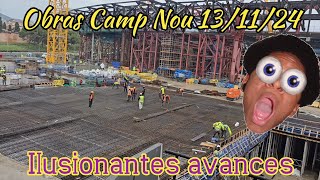 Camp Nou works 11/13/24 Exciting progress