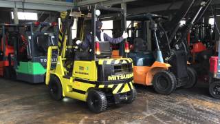 三菱中古フォークリフト 900kg FG9 動作確認 Mitsubishi used fork lift