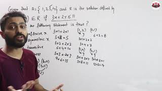 Question on Set theory and Relation | Discrete Maths | UGC NTA NET May/June 2021