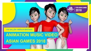 MERAIH BINTANG - VIA VALLEN (Asian Games 2018) 'Cover Animasi'