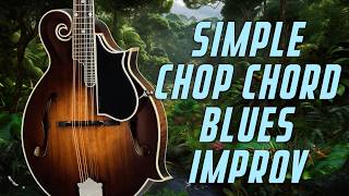 Learn Chop Chord Downstroke Blues [Intermediate Bluegrass Mandolin - Monroe Style]