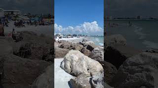 Praia Saint Pete Florida #estadosunidos #praia #saintpetersburg #saintpetebeach #alegria #família