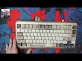 akko mu02 wood and aluminum 75% with a knob review and sound test rosewood switches