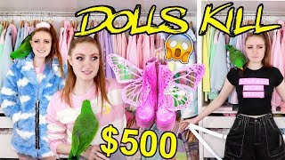 $500 DOLLSKILL CLOTHING HAUL & TRY ON!!! CURRENT MOOD & RAVE CLOTHING REVIEW (2018)