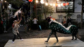 Sugimoto Shrine Autumn Festival 2019, 本格的な【獅子舞い】・椙本神社秋季大祭 (4k) 高知県いの町