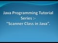 How to use Scanner Class API in Java